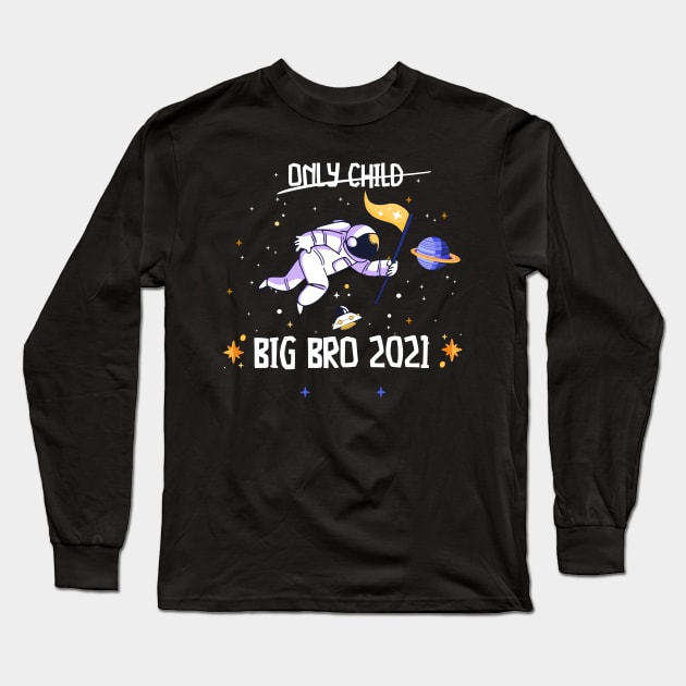 big brother 2021 boy astronaut pregancy announcement Long Sleeve T-Shirt by alpmedia